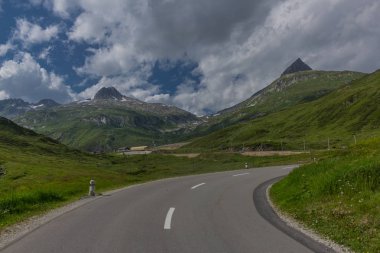 İsviçre dağlarında harika bir keşif turu. - Furka Pass/İsviçre