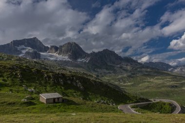İsviçre dağlarında harika bir keşif turu. - Furka Pass/İsviçre