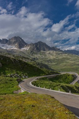 İsviçre dağlarında harika bir keşif turu. - Furka Pass/İsviçre