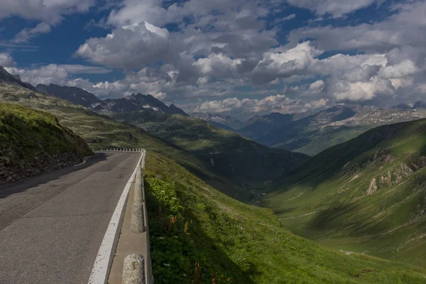 Magnifique Visite Exploration Travers Les Montagnes Suisse Col Furka Suisse — Photo