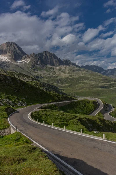 Maravilhoso Passeio Exploração Pelas Montanhas Suíça Furka Pass Suíça — Fotografia de Stock