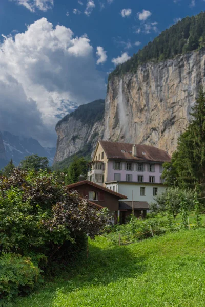 Sviçre Dağlarda Güzel Keşif Turu Lauterbrunnen Sviçre — Stok fotoğraf