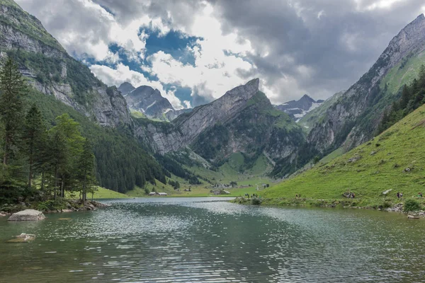 Beautiful Exploration Tour Appenzell Mountains Switzerland Appenzell Alpstein Switzerland — Stock Photo, Image