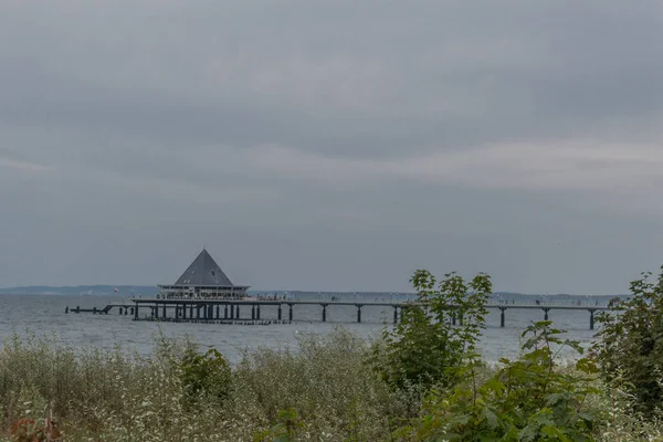 Prázdninový Pocit Písečné Pláži Usedom Baltské Pobřežní Letovisko Heringsdorf Německo — Stock fotografie