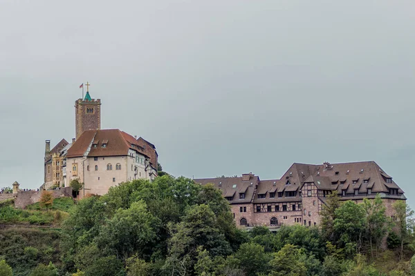 Őszi Feltárási Túra Wartburg Várban Közel Eisenachba Türingia Településen Eisenach — Stock Fotó