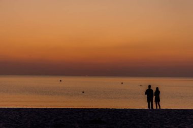 Rgen Binz plajında nefes kesen gündoğumu - Binz/Rgen/Almanya