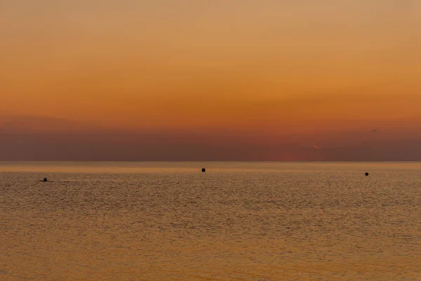 Alba Mozzafiato Sulla Spiaggia Binz Rgen Binz Rgen Germania — Foto Stock