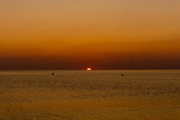 Atemberaubender Sonnenaufgang Strand Von Binz Auf Rgen Binz Rgen Deutschland — Stockfoto