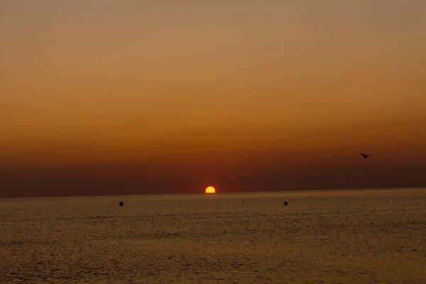 Atemberaubender Sonnenaufgang Strand Von Binz Auf Rgen Binz Rgen Deutschland — Stockfoto