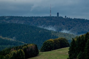 Güzel Thüringen Ormanı'nda Sonbahar Günü - Thüringen Ormanı / Almanya