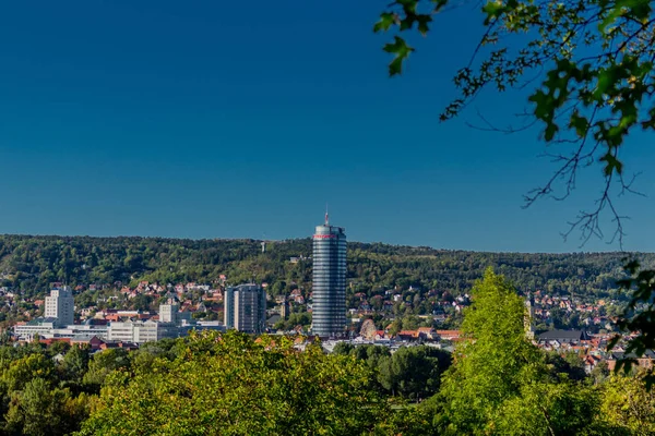 Último Día Verano Pintoresco Valle Saale Jena Alemania —  Fotos de Stock