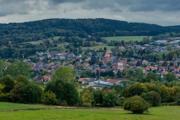 Herbsttag Schönen Thüringer Wald Thüringer Wald Deutschland — Stockfoto