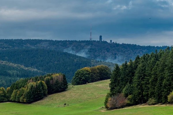 Herbsttag Schönen Thüringer Wald Thüringer Wald Deutschland — Stockfoto