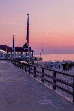 Binzer Ostseestrand 'da gün doğumu - Binz / Ostsee / Deutschland
