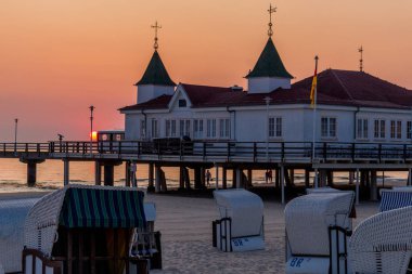Binzer Ostseestrand 'da gün doğumu - Binz / Ostsee / Deutschland