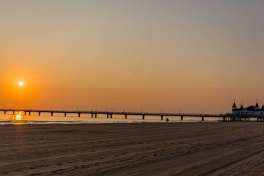 Binzer Ostseestrand 'da gün doğumu - Binz / Ostsee / Deutschland