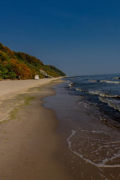 Пляжний Прогул Острові Балтійське Море Ruegen Ruegen Ostsee Germany — стокове фото