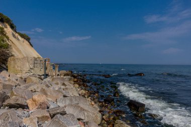 Baltık Denizi 'ndeki güzel Rgen adasında keşif gezisi - Arkona Burnu / Almanya