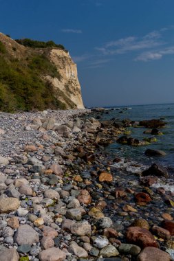 Baltık Denizi 'ndeki güzel Rgen adasında keşif gezisi - Arkona Burnu / Almanya