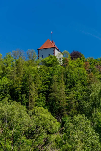 Turistika Kolem Přehrady Hohenwarte Durynského Moře Ziegenrcku Přehrada Hohenwarte Durynsko — Stock fotografie