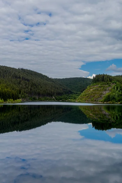 Wanderung Schmalen Damm Thüringer Wald Bei Tambach Dietharz Deutschland — Stockfoto