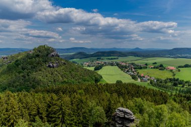 Farklı yerlerdeki Saksonya / Almanya 'daki Saksonya gezisi.