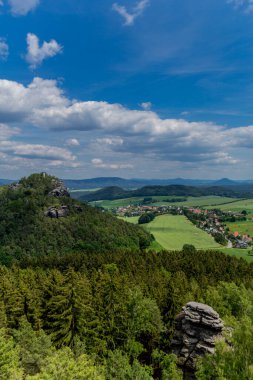 Farklı yerlerdeki Saksonya / Almanya 'daki Saksonya gezisi.