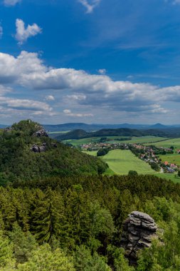 Farklı yerlerdeki Saksonya / Almanya 'daki Saksonya gezisi.