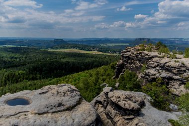 Farklı yerlerdeki Saksonya / Almanya 'daki Saksonya gezisi.