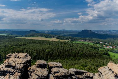 Farklı yerlerdeki Saksonya / Almanya 'daki Saksonya gezisi.