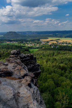 Farklı yerlerdeki Saksonya / Almanya 'daki Saksonya gezisi.