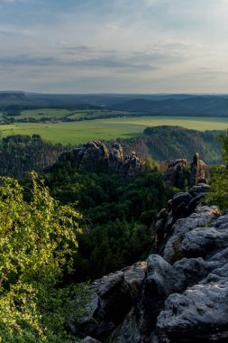 Farklı yerlerdeki Saksonya / Almanya 'daki Saksonya gezisi.