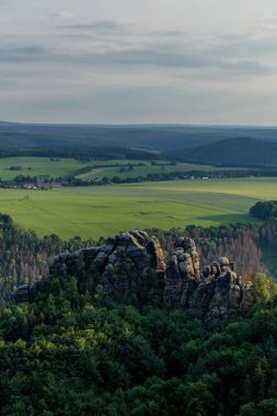 Farklı yerlerdeki Saksonya / Almanya 'daki Saksonya gezisi.