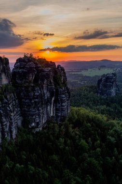 Farklı yerlerdeki Saksonya / Almanya 'daki Saksonya gezisi.