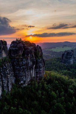 Farklı yerlerdeki Saksonya / Almanya 'daki Saksonya gezisi.