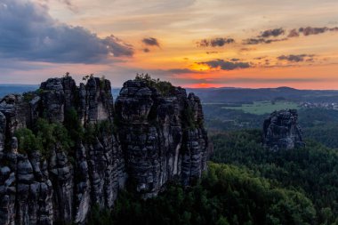 Farklı yerlerdeki Saksonya / Almanya 'daki Saksonya gezisi.