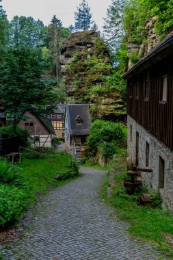Farklı yerlerdeki Saksonya / Almanya 'daki Saksonya gezisi.