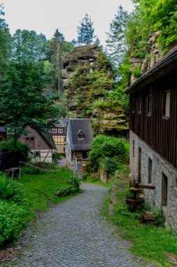 Farklı yerlerdeki Saksonya / Almanya 'daki Saksonya gezisi.