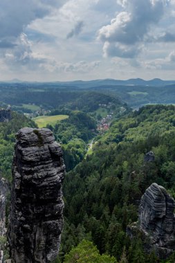 Farklı yerlerdeki Saksonya / Almanya 'daki Saksonya gezisi.