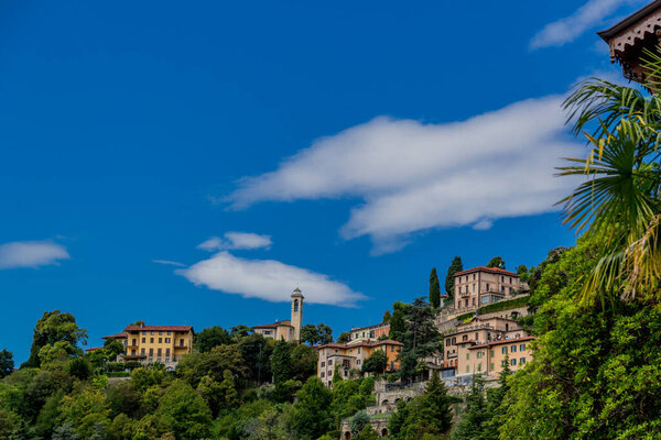 Holiday and Italian summer feeling in Bergamo - Italy/Lombardy