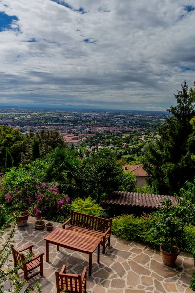 Holiday and Italian summer feeling in Bergamo - Italy/Lombardy