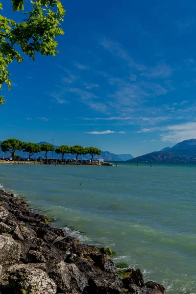 Holiday Italian Summer Feeling Lake Garda Italy Europe — Stock Photo, Image