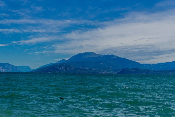 Férias Sentimento Verão Italiano Longo Lago Garda Itália Europa — Fotografia de Stock