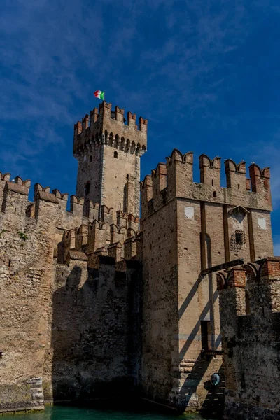 Vacaciones Sensación Verano Italiano Largo Del Lago Garda Italia Europa — Foto de Stock