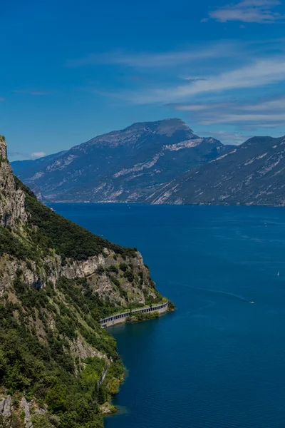 Vacaciones Sensación Verano Italiano Largo Del Lago Garda Italia Europa — Foto de Stock