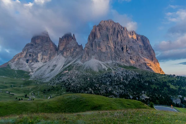 Sommerurlaub Und Wanderfeeling Den Südtiroler Alpen Südtirol Italien — Stockfoto