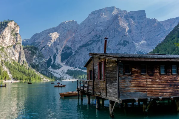 Férias Verão Sentimento Caminhada Nos Alpes Tiroleses Sul Tirol Sul — Fotografia de Stock