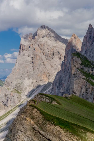Prospekteringsresa Genom Vackra Sydtyrolska Bergen Sydtyrolen Italien — Stockfoto