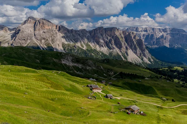 Zwiedzanie Pięknych Południowych Tyrolu Południowy Tyrol Włochy — Zdjęcie stockowe