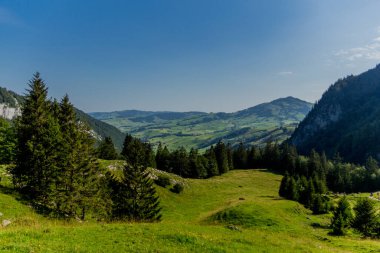 İsviçre 'deki Appenzell dağlarında güzel bir keşif turu. - Appenzell / Alpstein / İsviçre